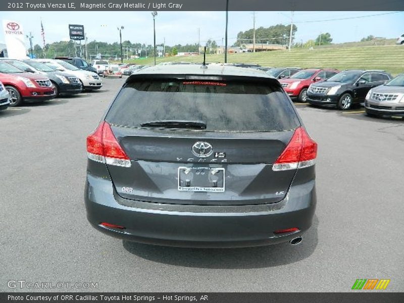 Magnetic Gray Metallic / Light Gray 2012 Toyota Venza LE