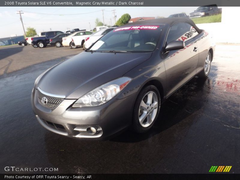 Magnetic Gray Metallic / Dark Charcoal 2008 Toyota Solara SLE V6 Convertible