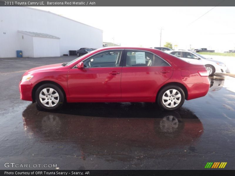 Barcelona Red Metallic / Ash 2011 Toyota Camry LE