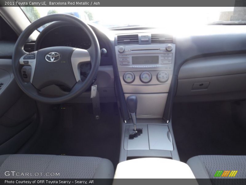Barcelona Red Metallic / Ash 2011 Toyota Camry LE