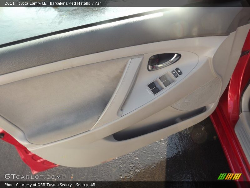 Barcelona Red Metallic / Ash 2011 Toyota Camry LE