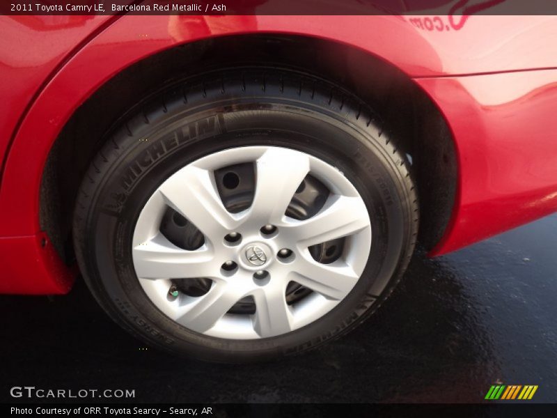 Barcelona Red Metallic / Ash 2011 Toyota Camry LE