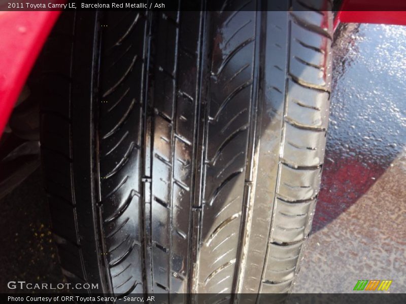 Barcelona Red Metallic / Ash 2011 Toyota Camry LE