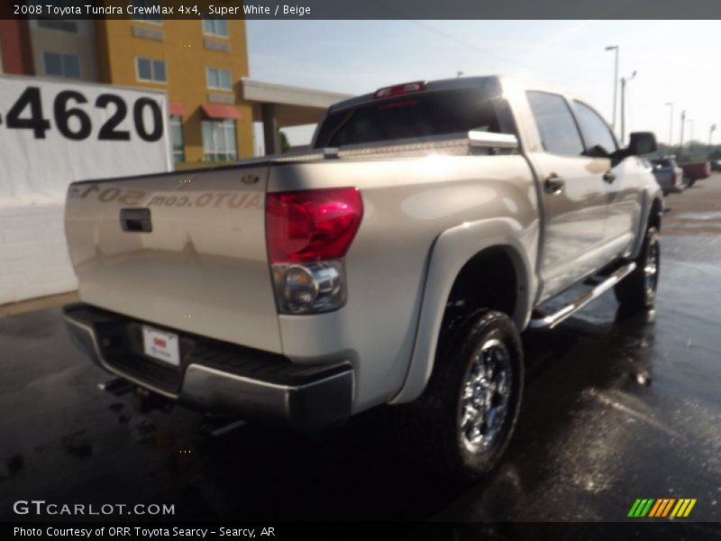 Super White / Beige 2008 Toyota Tundra CrewMax 4x4