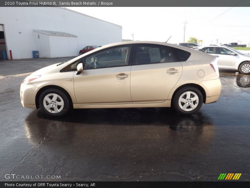 Sandy Beach Metallic / Bisque 2010 Toyota Prius Hybrid III