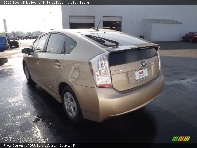 Sandy Beach Metallic / Bisque 2010 Toyota Prius Hybrid III