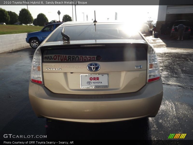 Sandy Beach Metallic / Bisque 2010 Toyota Prius Hybrid III