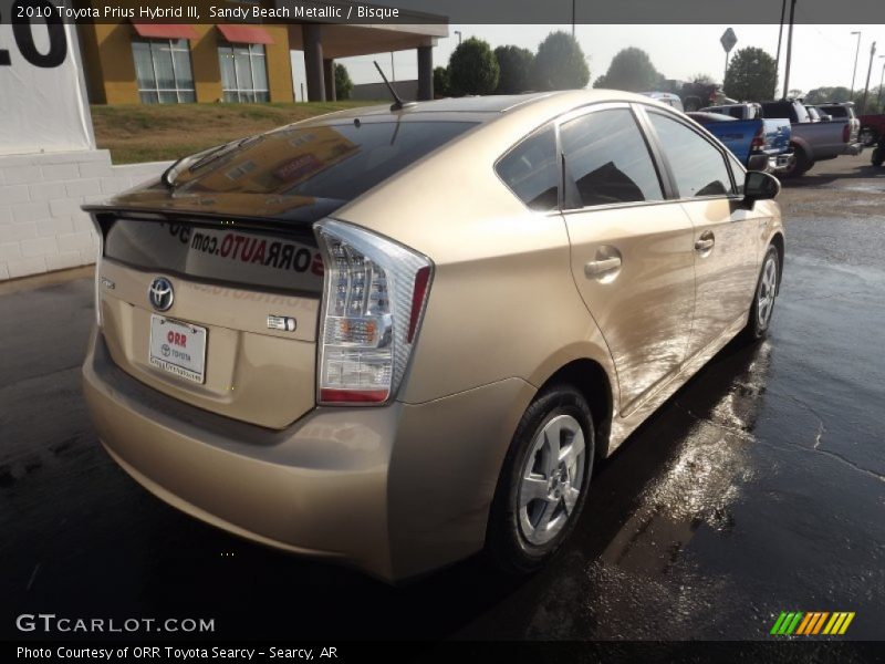 Sandy Beach Metallic / Bisque 2010 Toyota Prius Hybrid III