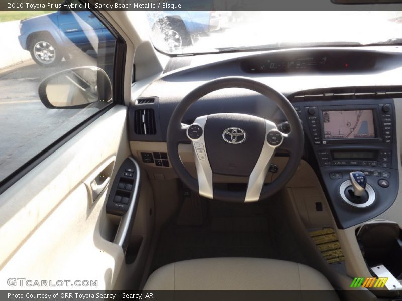 Sandy Beach Metallic / Bisque 2010 Toyota Prius Hybrid III
