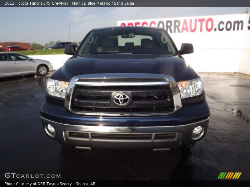 Nautical Blue Metallic / Sand Beige 2012 Toyota Tundra SR5 CrewMax