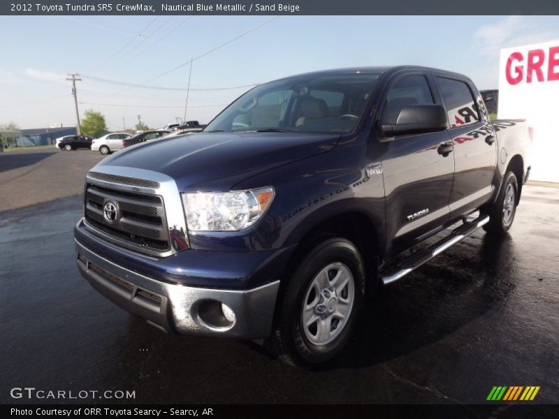 Nautical Blue Metallic / Sand Beige 2012 Toyota Tundra SR5 CrewMax