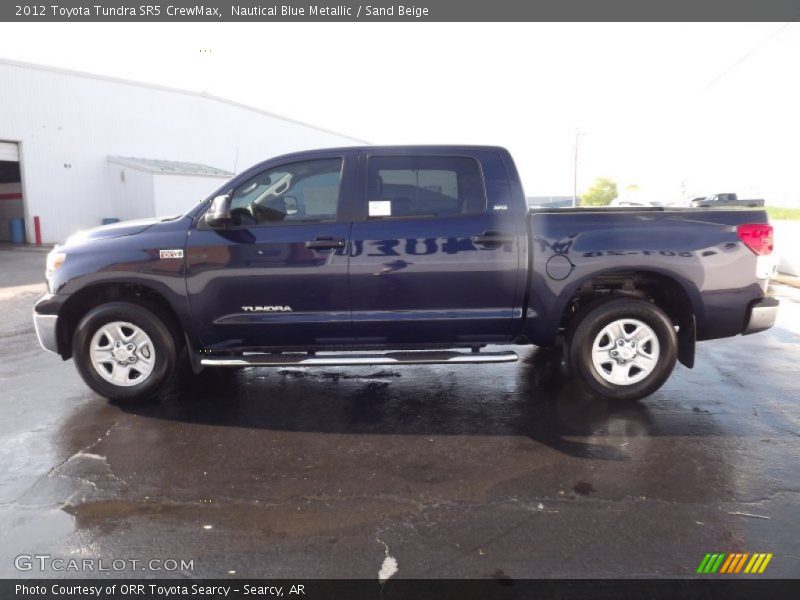 Nautical Blue Metallic / Sand Beige 2012 Toyota Tundra SR5 CrewMax