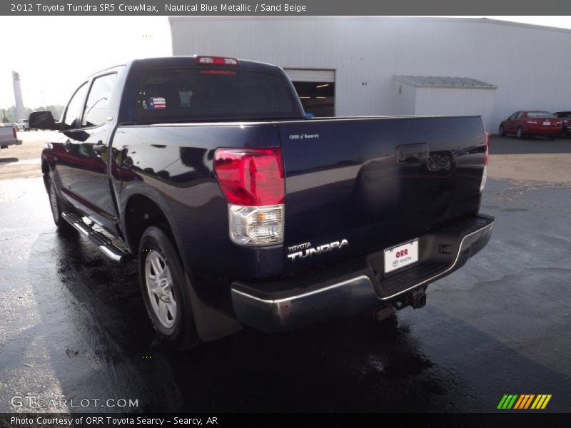 Nautical Blue Metallic / Sand Beige 2012 Toyota Tundra SR5 CrewMax