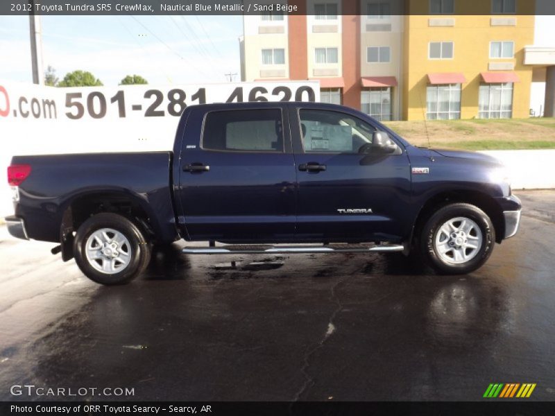 Nautical Blue Metallic / Sand Beige 2012 Toyota Tundra SR5 CrewMax