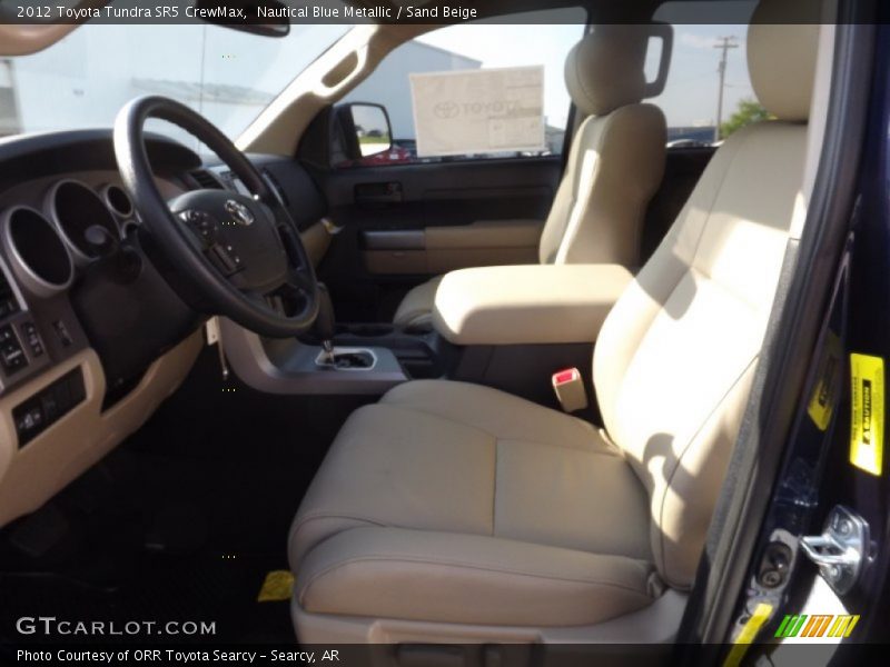 Nautical Blue Metallic / Sand Beige 2012 Toyota Tundra SR5 CrewMax