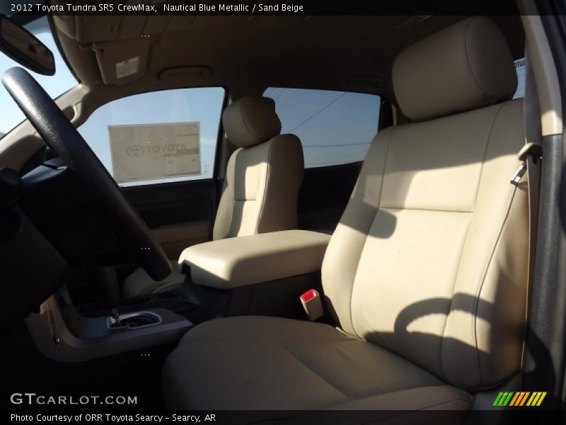 Nautical Blue Metallic / Sand Beige 2012 Toyota Tundra SR5 CrewMax