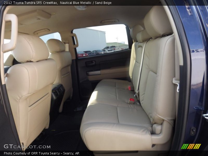Nautical Blue Metallic / Sand Beige 2012 Toyota Tundra SR5 CrewMax