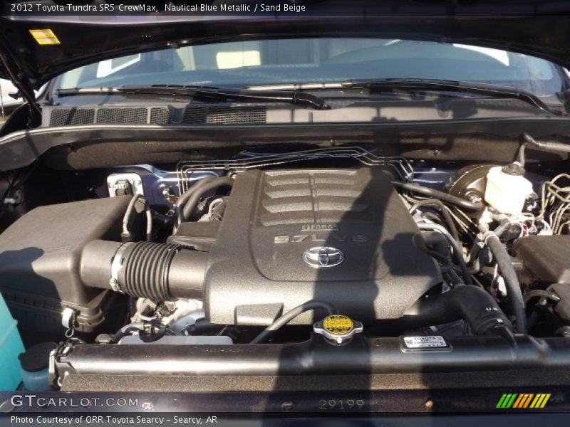 Nautical Blue Metallic / Sand Beige 2012 Toyota Tundra SR5 CrewMax