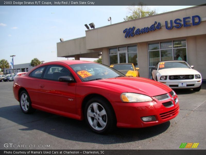 Indy Red / Dark Slate Gray 2003 Dodge Stratus R/T Coupe
