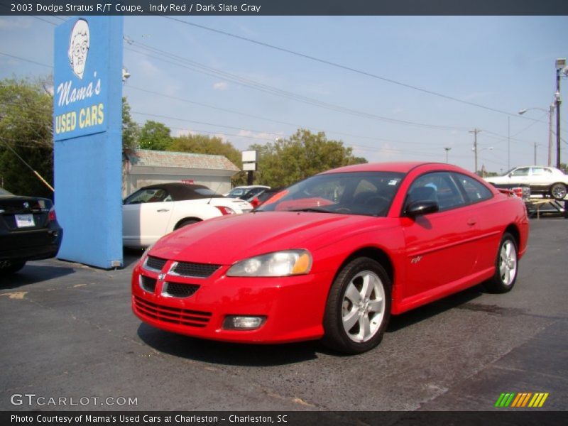 Indy Red / Dark Slate Gray 2003 Dodge Stratus R/T Coupe