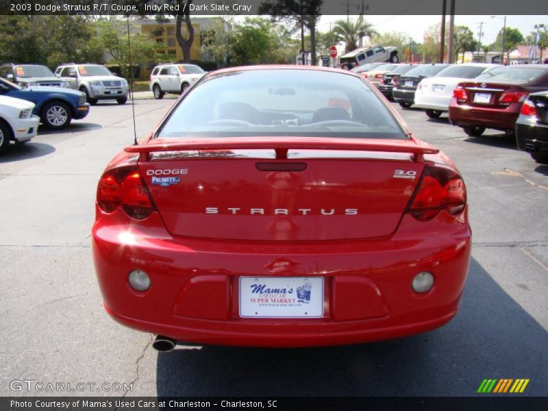 Indy Red / Dark Slate Gray 2003 Dodge Stratus R/T Coupe