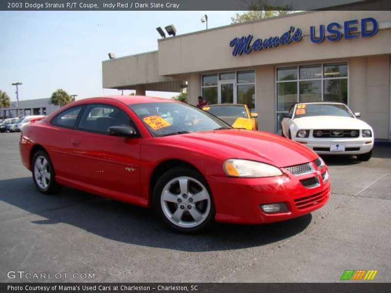 Indy Red / Dark Slate Gray 2003 Dodge Stratus R/T Coupe