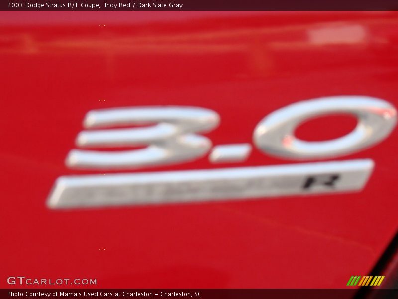 Indy Red / Dark Slate Gray 2003 Dodge Stratus R/T Coupe
