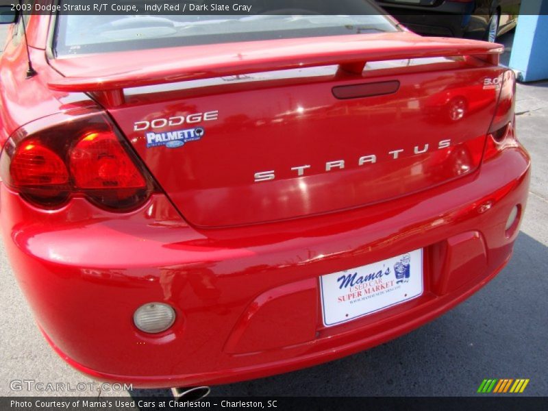Indy Red / Dark Slate Gray 2003 Dodge Stratus R/T Coupe
