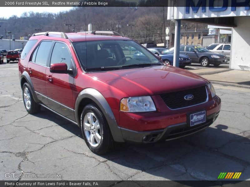 Redfire Metallic / Pebble Beige 2006 Ford Freestyle SEL