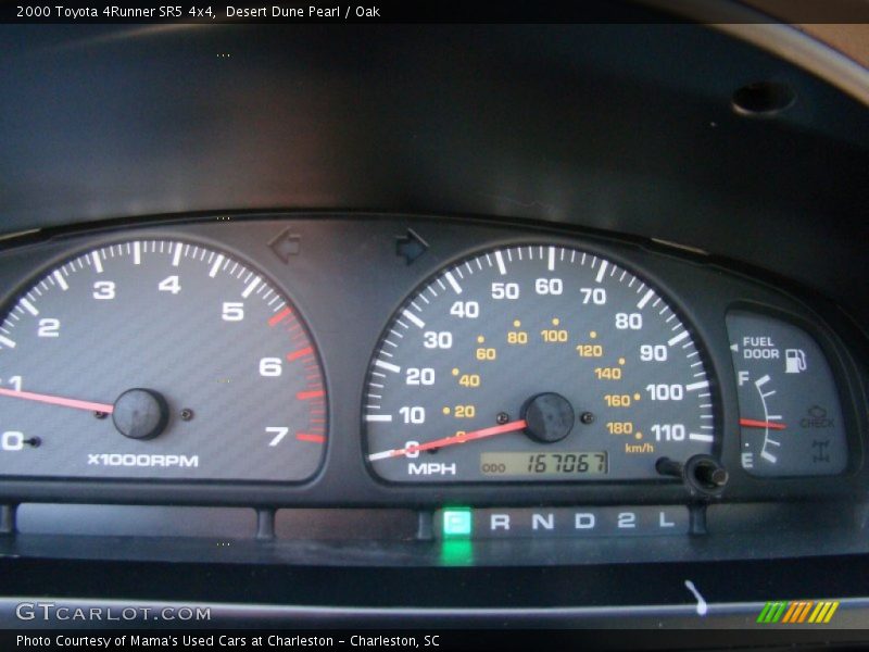  2000 4Runner SR5 4x4 SR5 4x4 Gauges