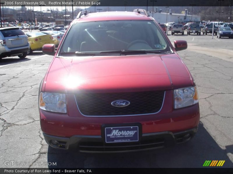 Redfire Metallic / Pebble Beige 2006 Ford Freestyle SEL
