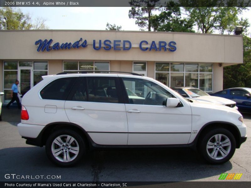 Alpine White / Black 2006 BMW X5 4.4i