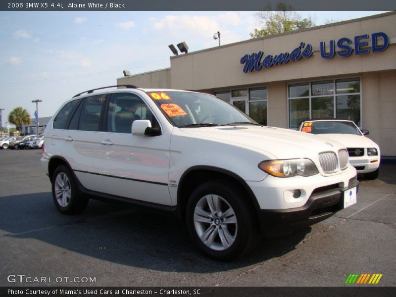 Alpine White / Black 2006 BMW X5 4.4i