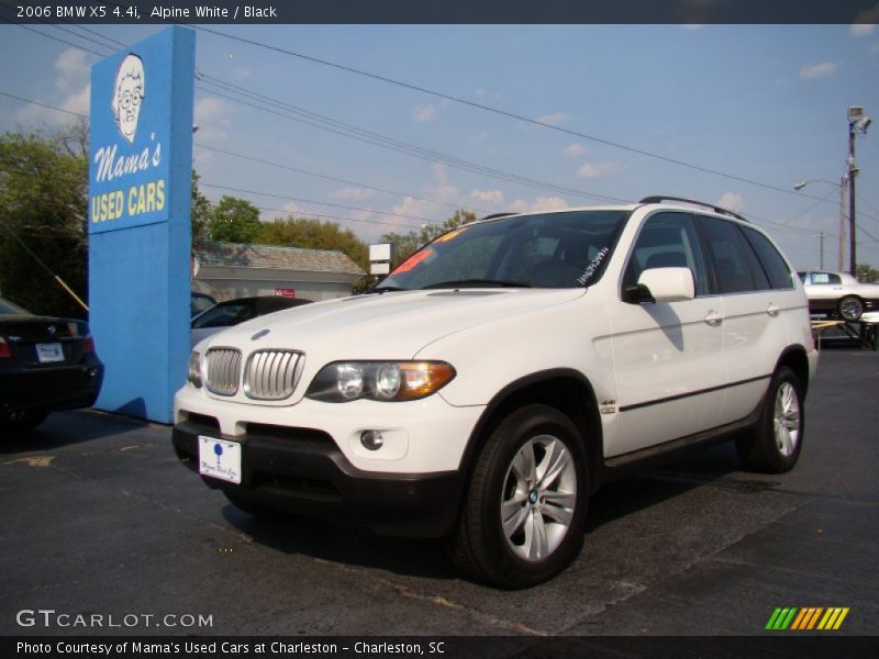 Alpine White / Black 2006 BMW X5 4.4i