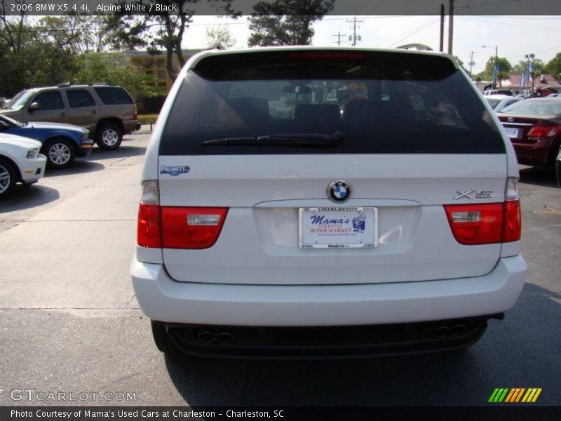 Alpine White / Black 2006 BMW X5 4.4i