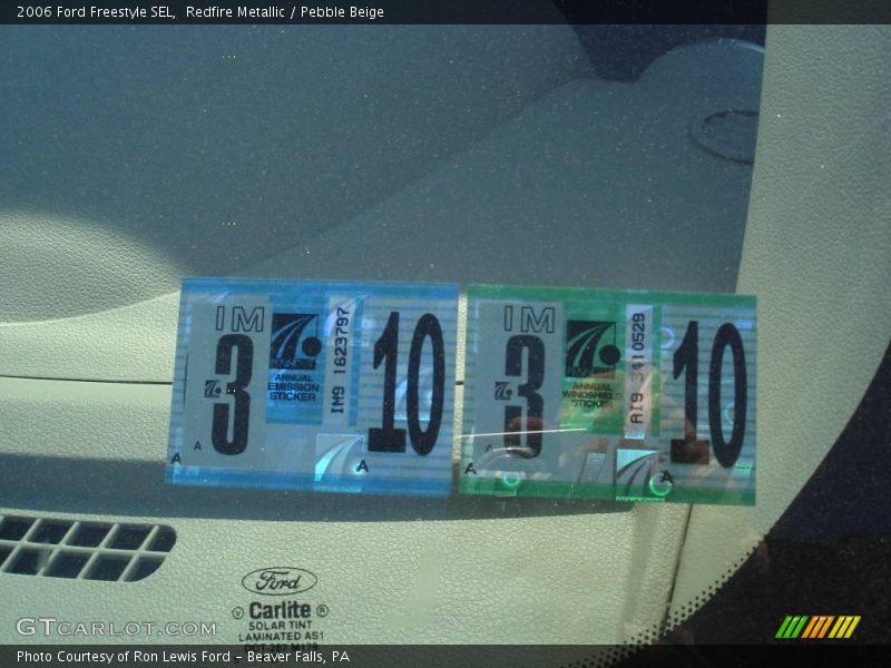 Redfire Metallic / Pebble Beige 2006 Ford Freestyle SEL
