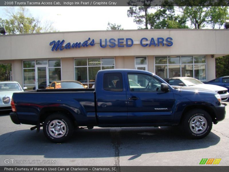 Indigo Ink Pearl / Graphite Gray 2008 Toyota Tacoma Access Cab