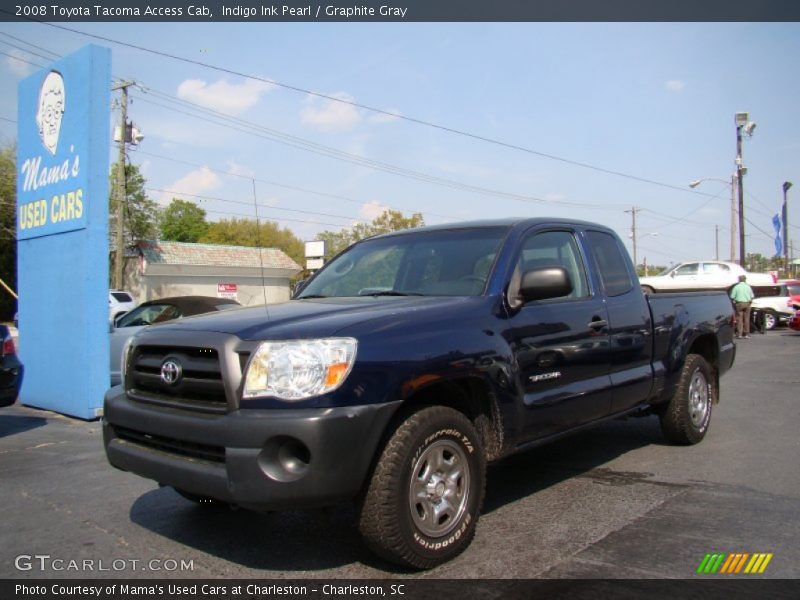 Indigo Ink Pearl / Graphite Gray 2008 Toyota Tacoma Access Cab