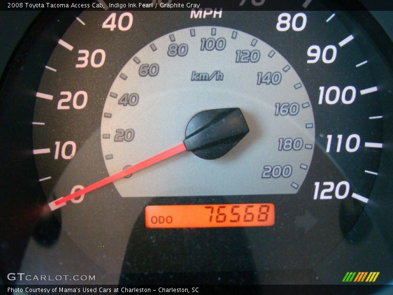 Indigo Ink Pearl / Graphite Gray 2008 Toyota Tacoma Access Cab