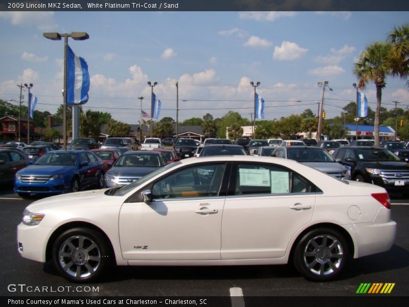  2009 MKZ Sedan White Platinum Tri-Coat