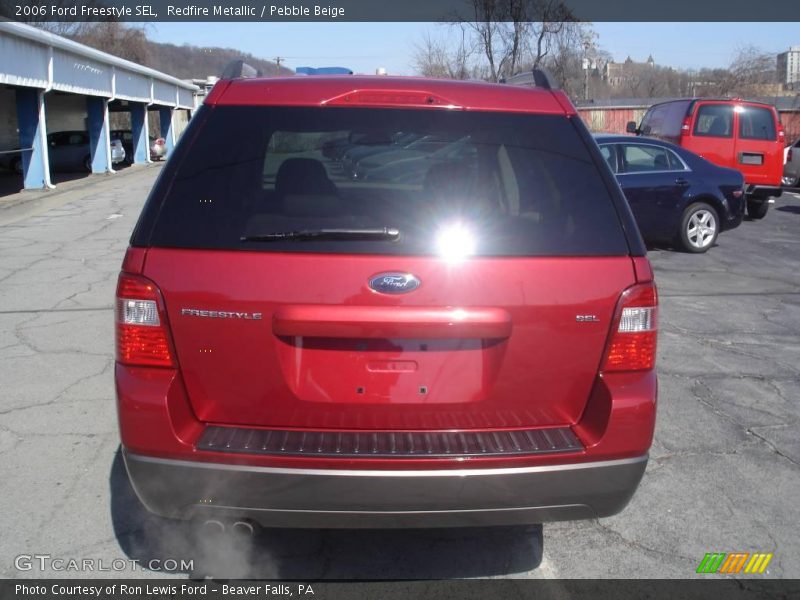 Redfire Metallic / Pebble Beige 2006 Ford Freestyle SEL