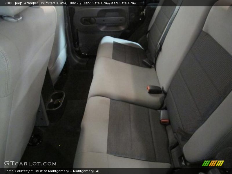 Black / Dark Slate Gray/Med Slate Gray 2008 Jeep Wrangler Unlimited X 4x4