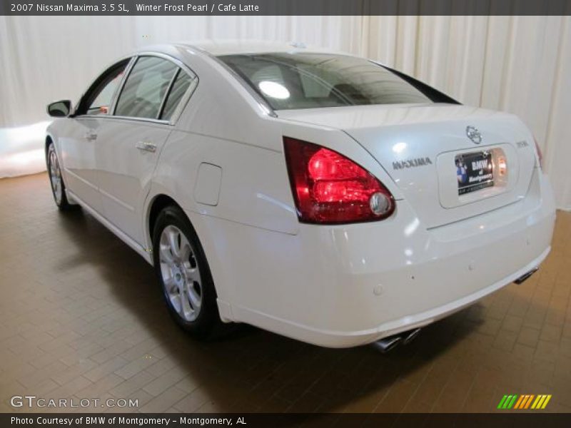 Winter Frost Pearl / Cafe Latte 2007 Nissan Maxima 3.5 SL