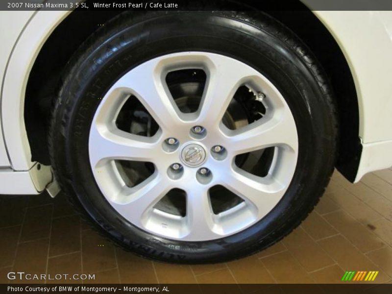 Winter Frost Pearl / Cafe Latte 2007 Nissan Maxima 3.5 SL