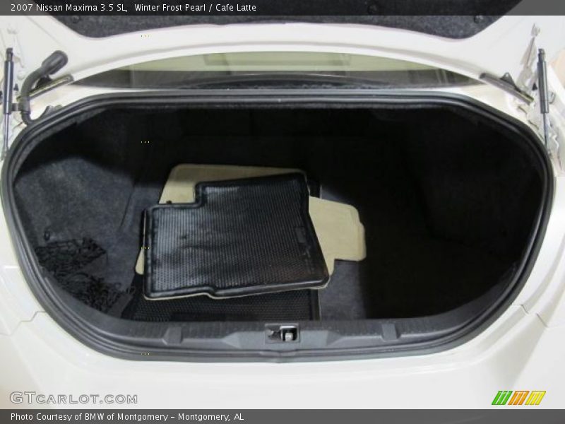 Winter Frost Pearl / Cafe Latte 2007 Nissan Maxima 3.5 SL