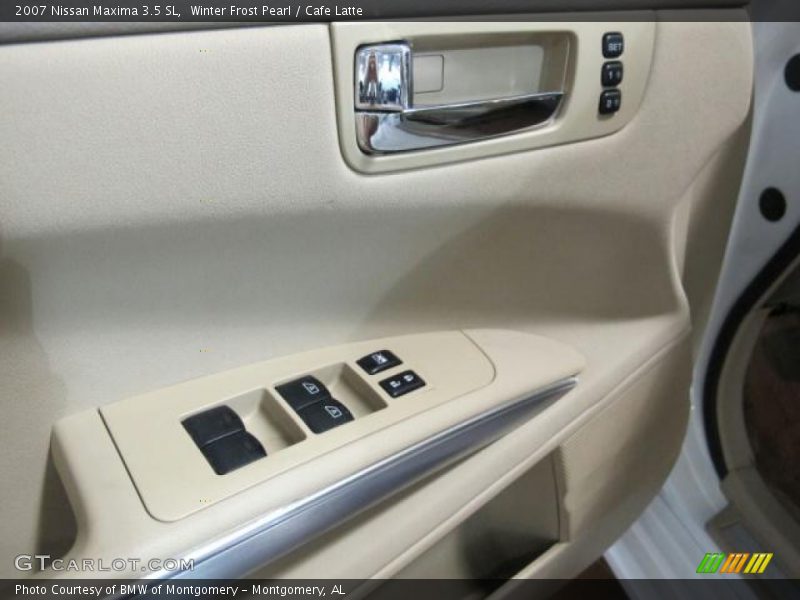 Winter Frost Pearl / Cafe Latte 2007 Nissan Maxima 3.5 SL