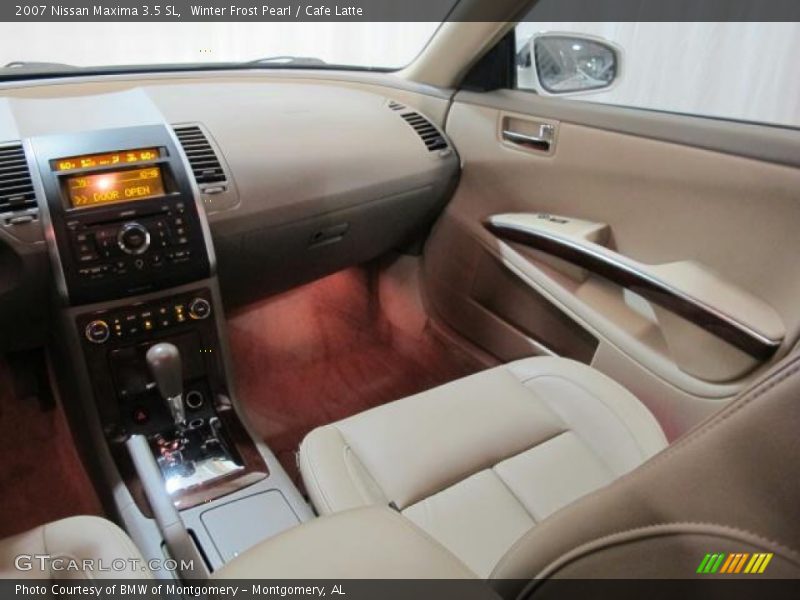 Winter Frost Pearl / Cafe Latte 2007 Nissan Maxima 3.5 SL
