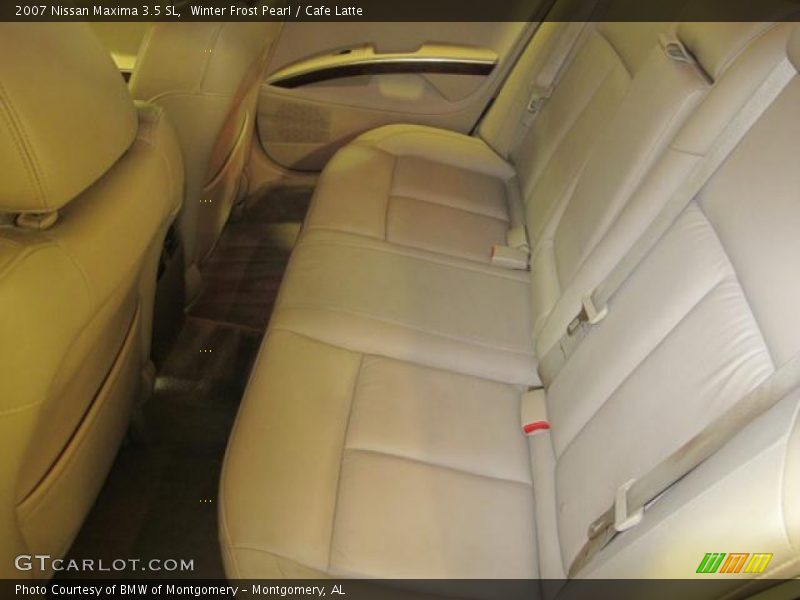 Winter Frost Pearl / Cafe Latte 2007 Nissan Maxima 3.5 SL