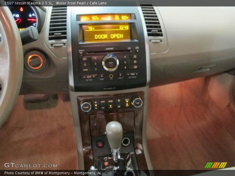 Winter Frost Pearl / Cafe Latte 2007 Nissan Maxima 3.5 SL