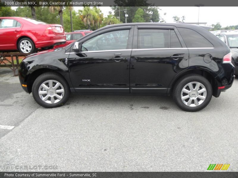 Black Clearcoat / Medium Light Stone 2008 Lincoln MKX